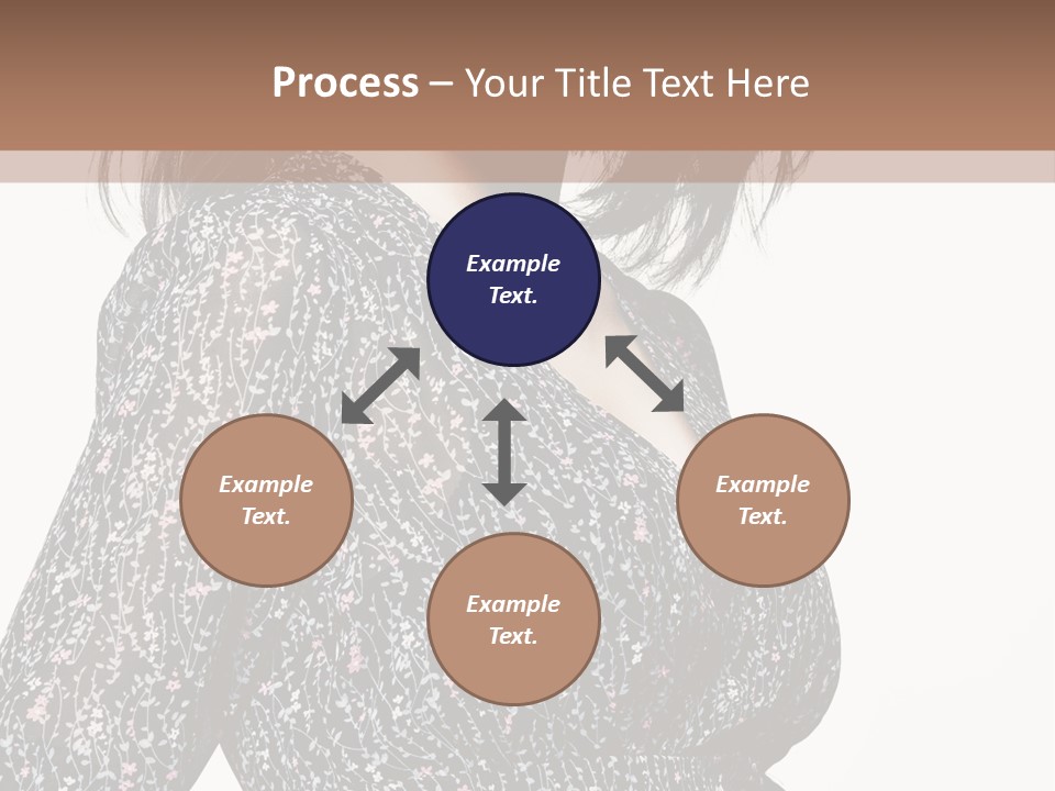 Female Stylish Face PowerPoint Template