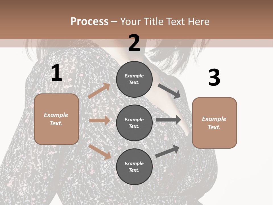 Female Stylish Face PowerPoint Template