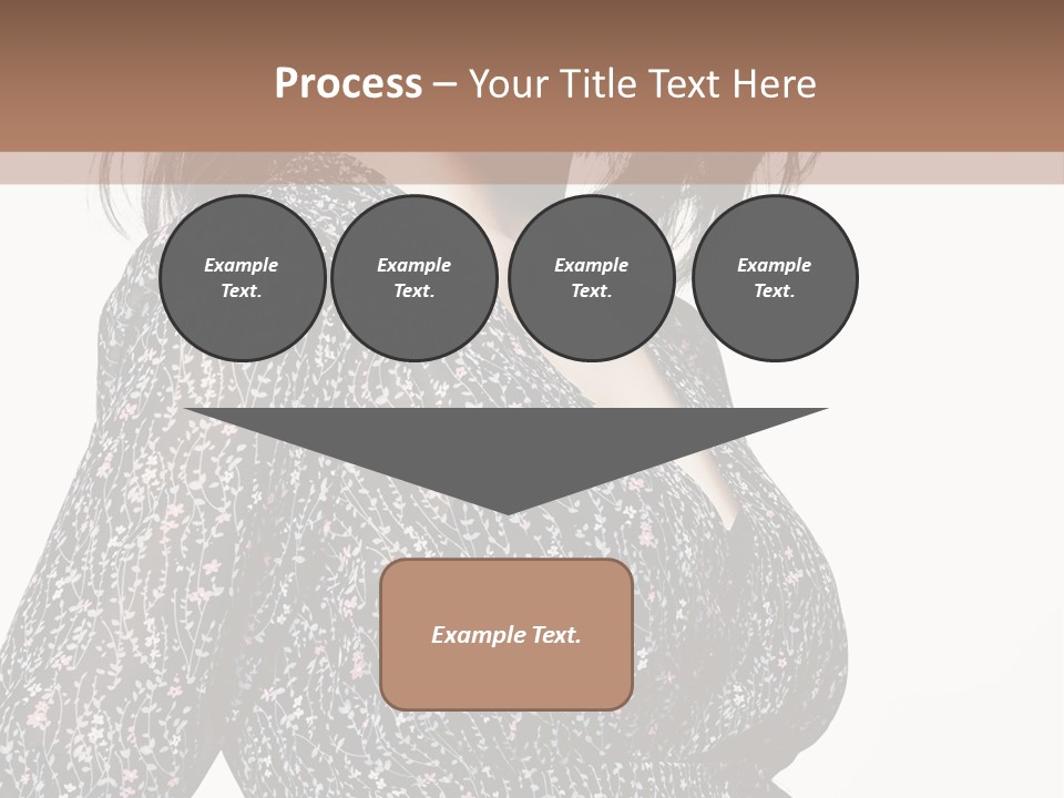 Female Stylish Face PowerPoint Template