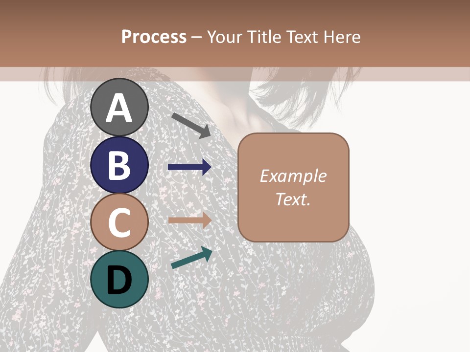 Female Stylish Face PowerPoint Template