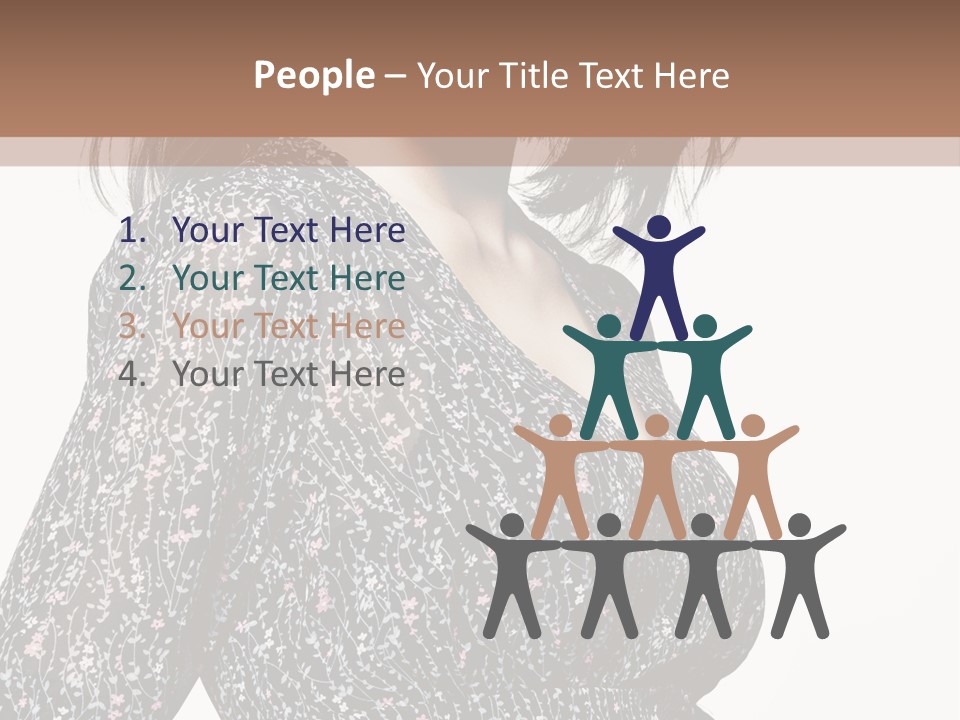 Female Stylish Face PowerPoint Template