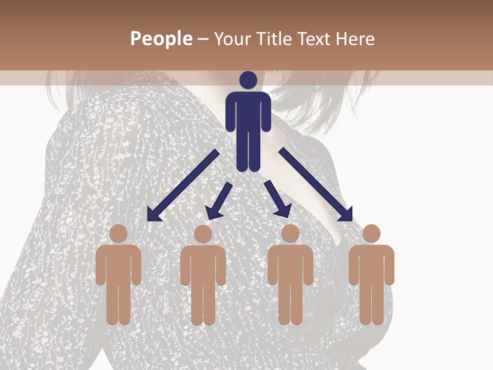 Female Stylish Face PowerPoint Template