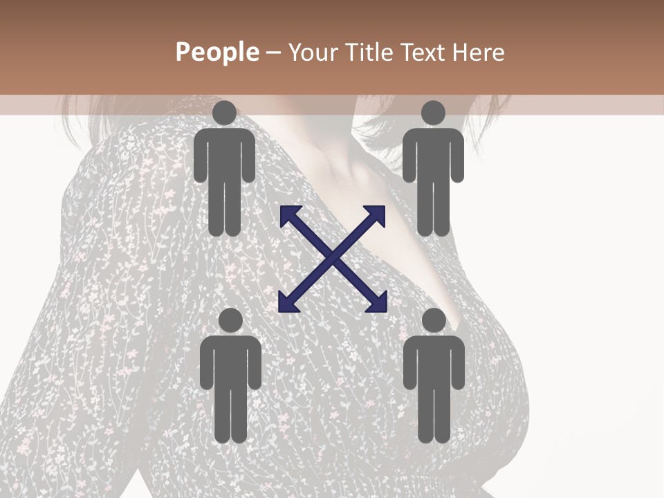 Female Stylish Face PowerPoint Template