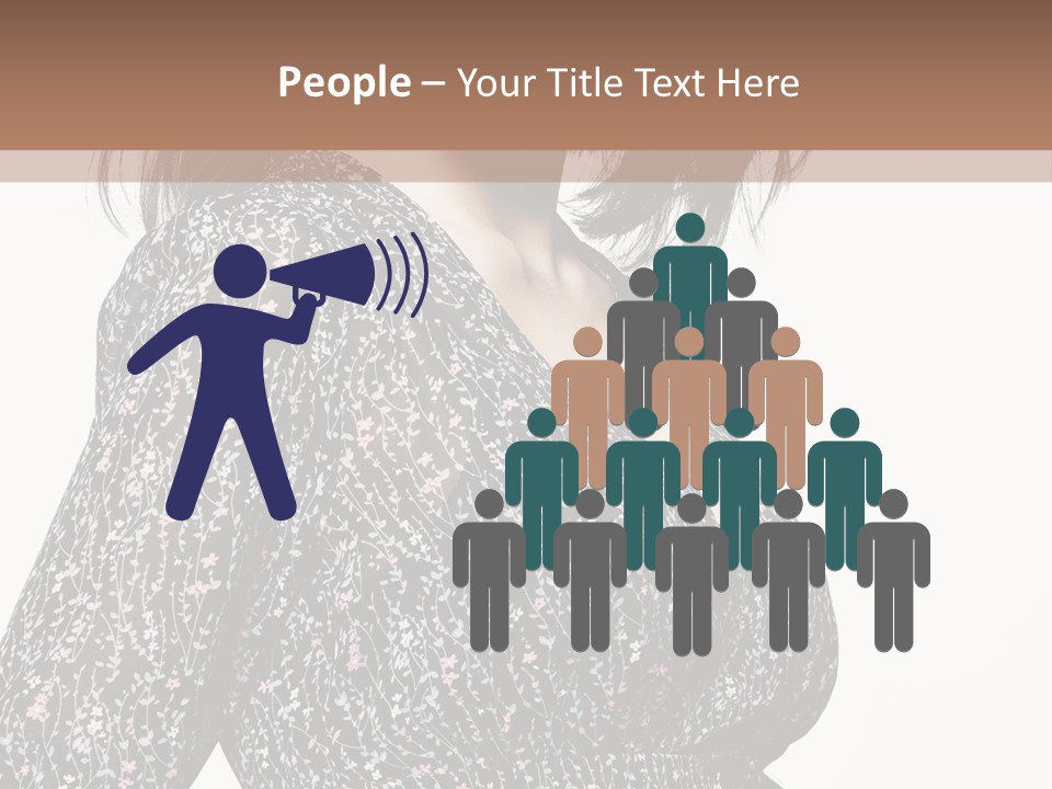 Female Stylish Face PowerPoint Template