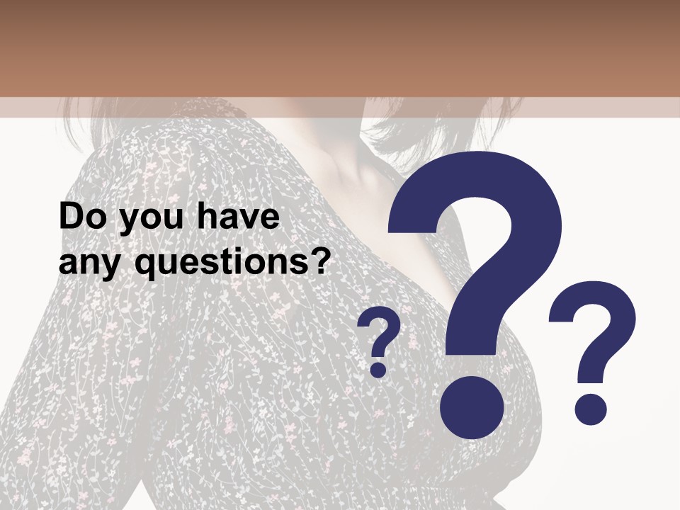 Female Stylish Face PowerPoint Template