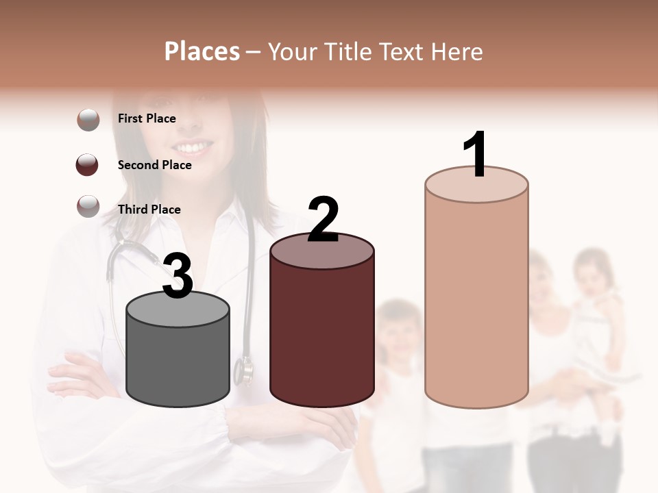 Mother Clinical Stethoscope PowerPoint Template