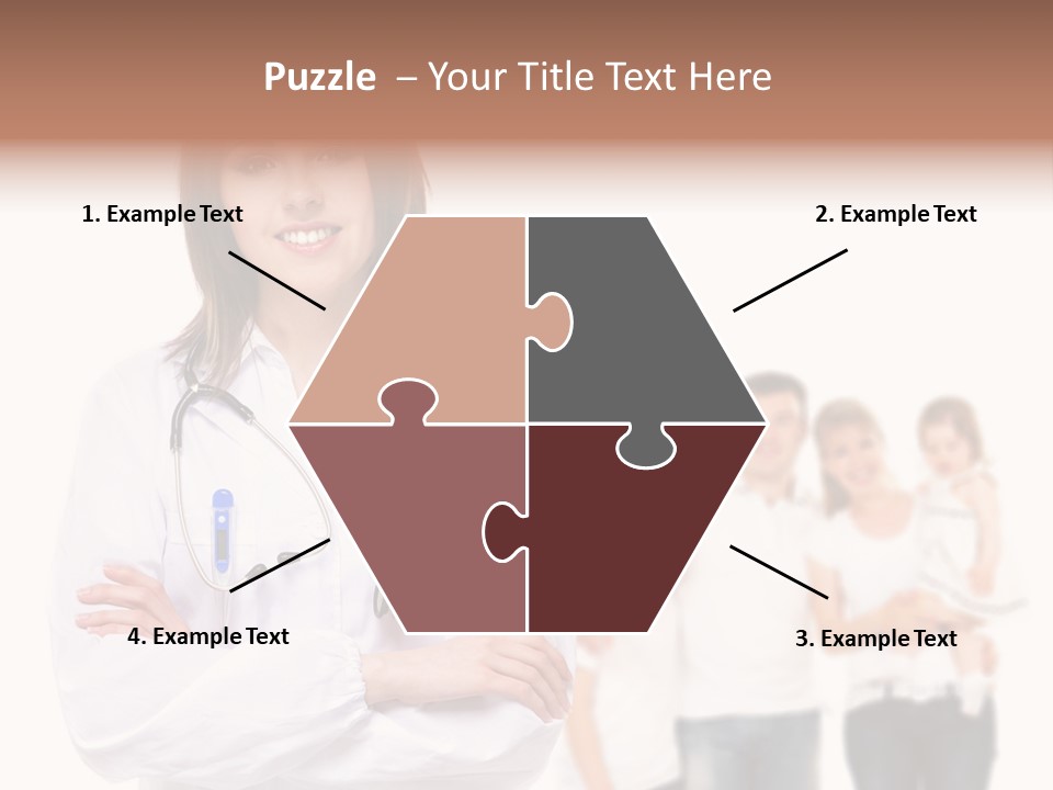 Mother Clinical Stethoscope PowerPoint Template