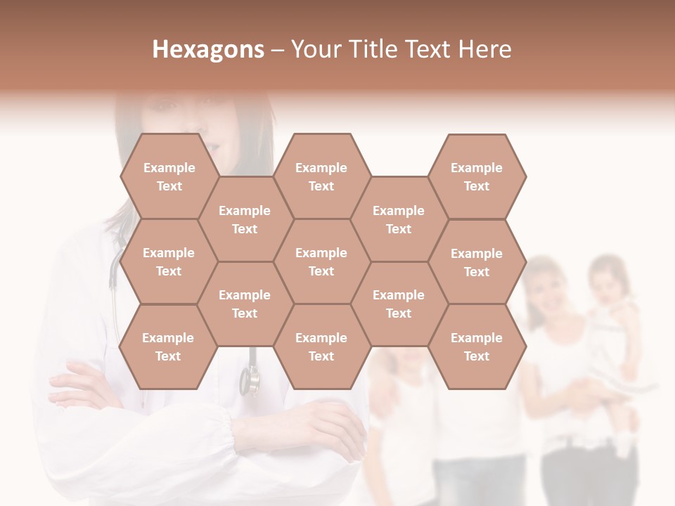 Mother Clinical Stethoscope PowerPoint Template