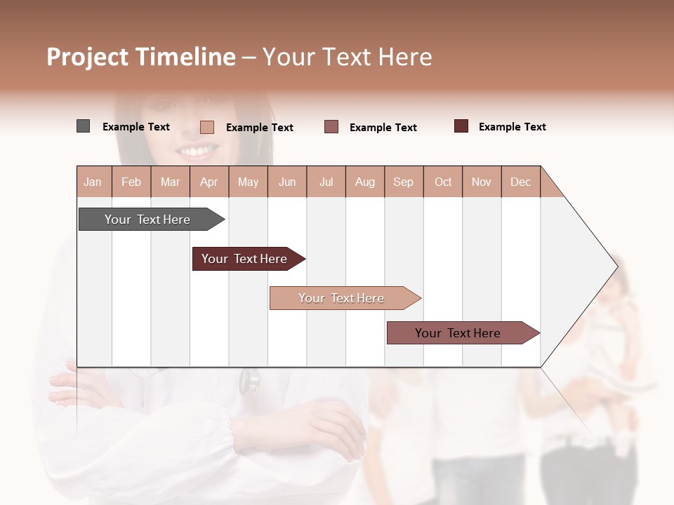 Mother Clinical Stethoscope PowerPoint Template