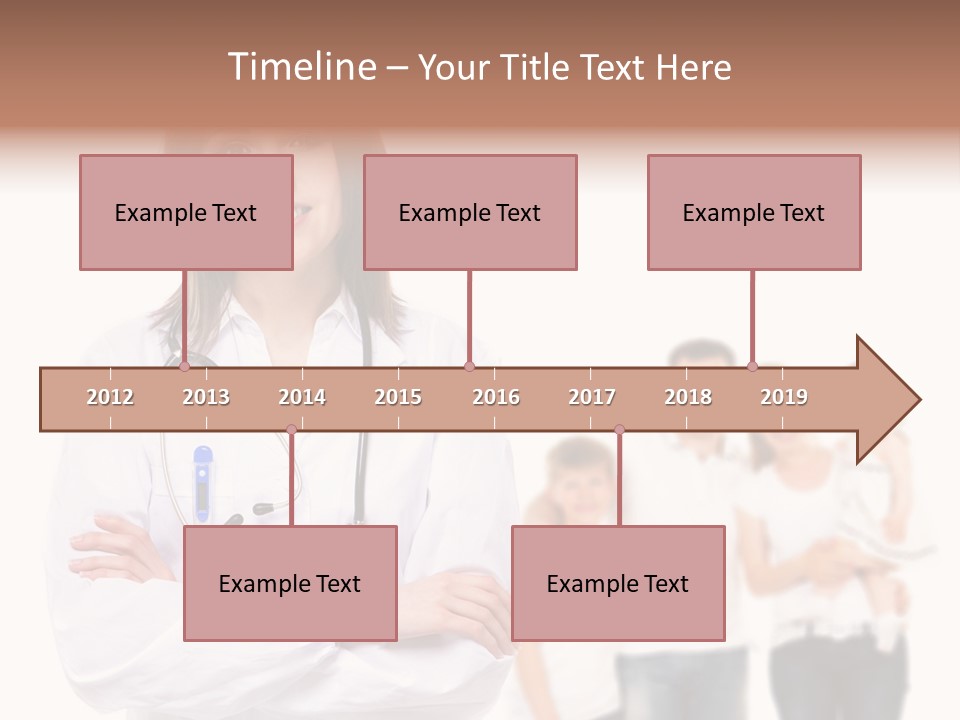 Mother Clinical Stethoscope PowerPoint Template