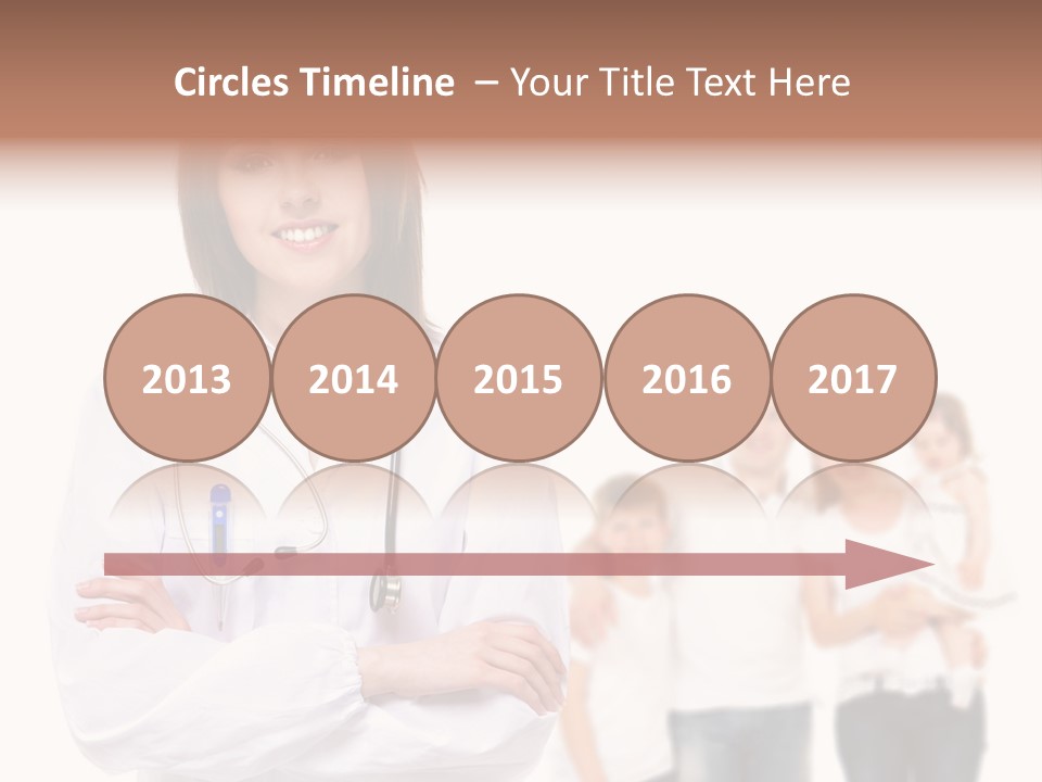 Mother Clinical Stethoscope PowerPoint Template