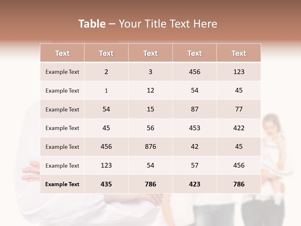 Mother Clinical Stethoscope PowerPoint Template
