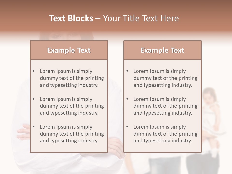 Mother Clinical Stethoscope PowerPoint Template