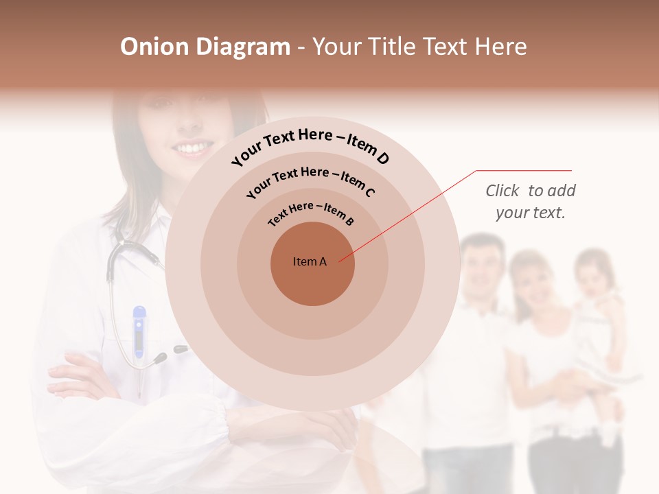 Mother Clinical Stethoscope PowerPoint Template