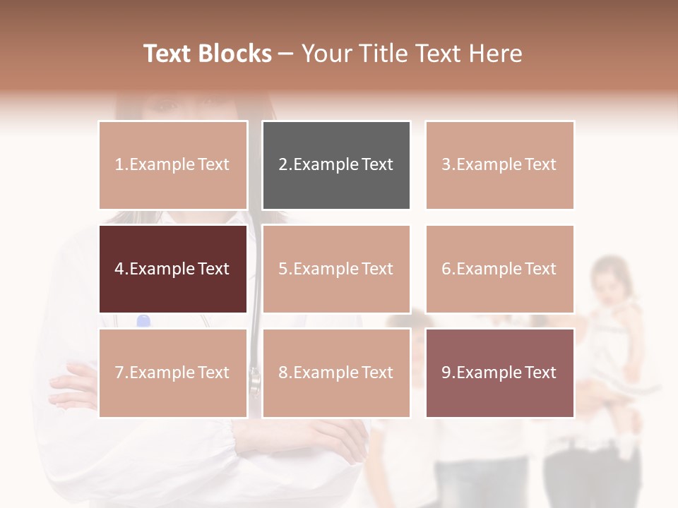 Mother Clinical Stethoscope PowerPoint Template