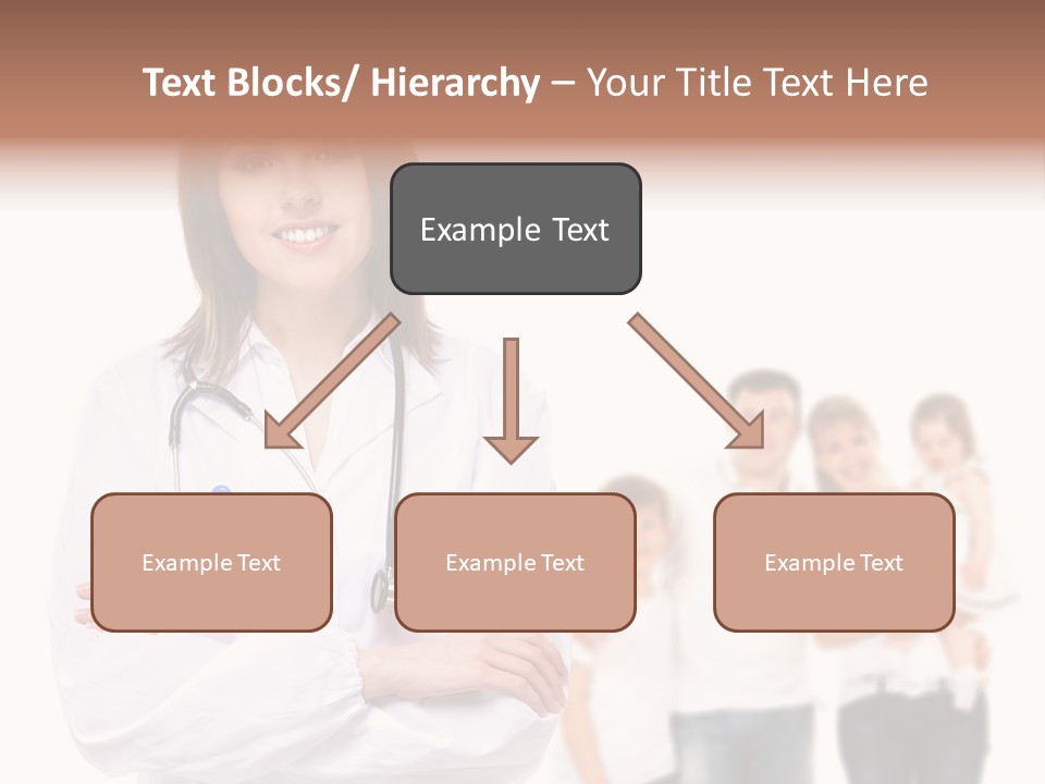 Mother Clinical Stethoscope PowerPoint Template