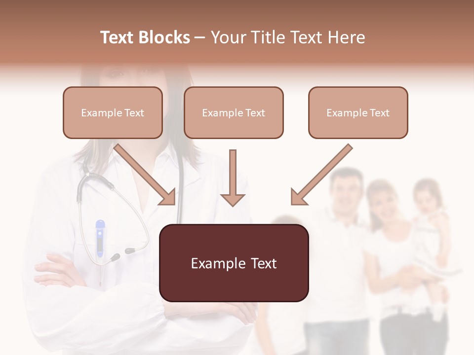 Mother Clinical Stethoscope PowerPoint Template