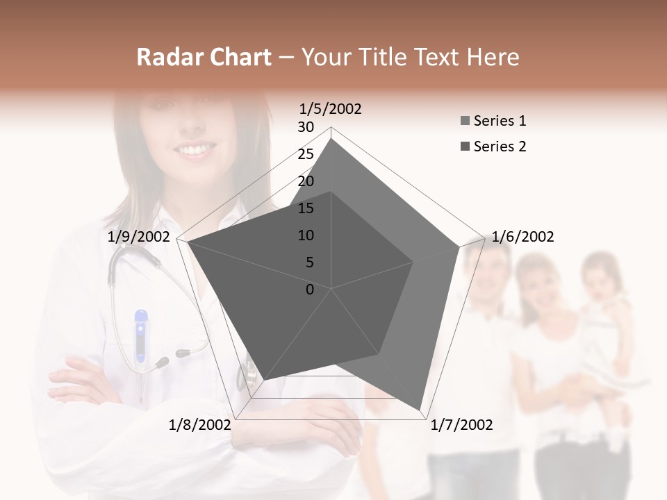 Mother Clinical Stethoscope PowerPoint Template