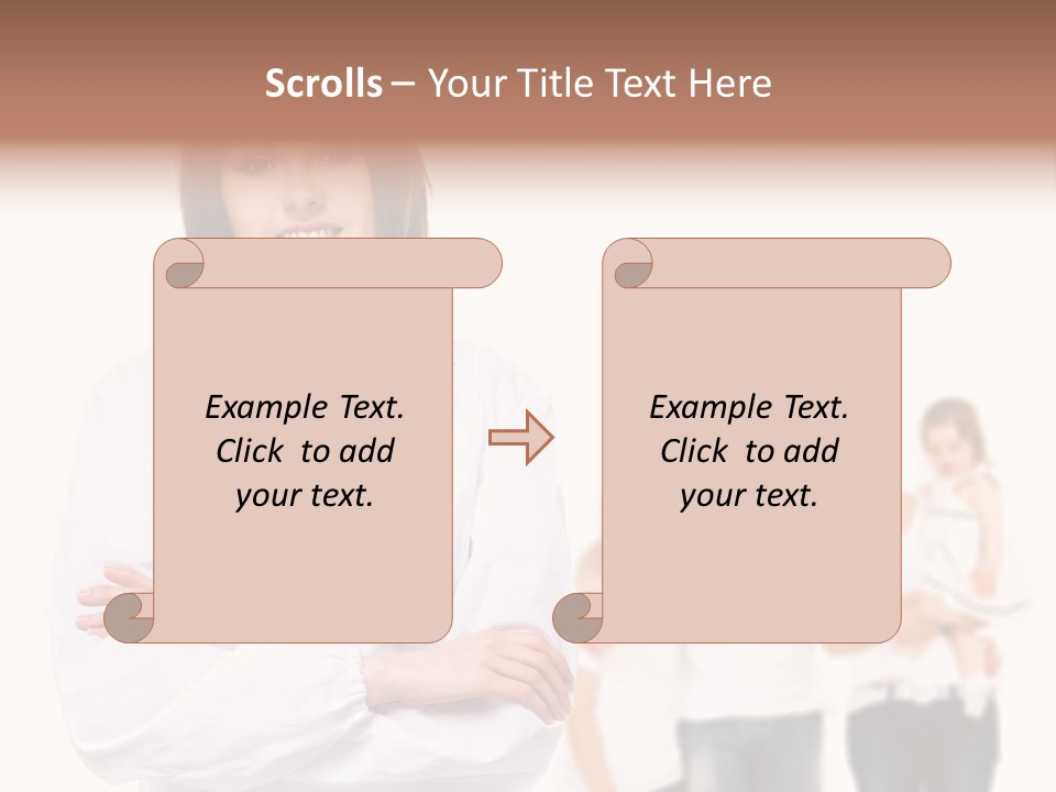 Mother Clinical Stethoscope PowerPoint Template