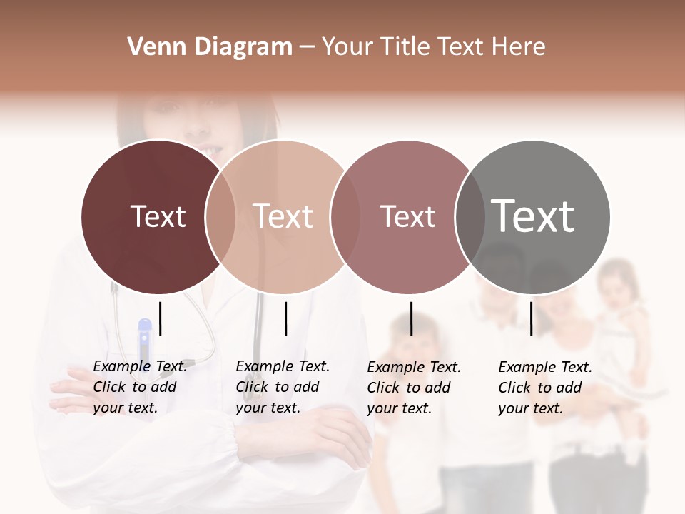 Mother Clinical Stethoscope PowerPoint Template