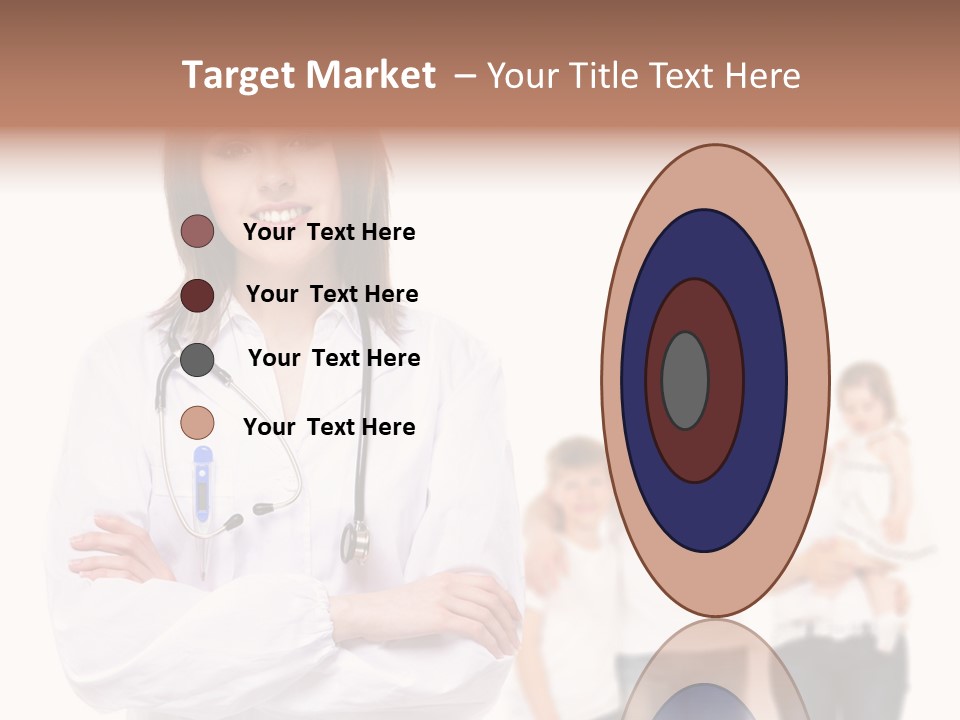Mother Clinical Stethoscope PowerPoint Template