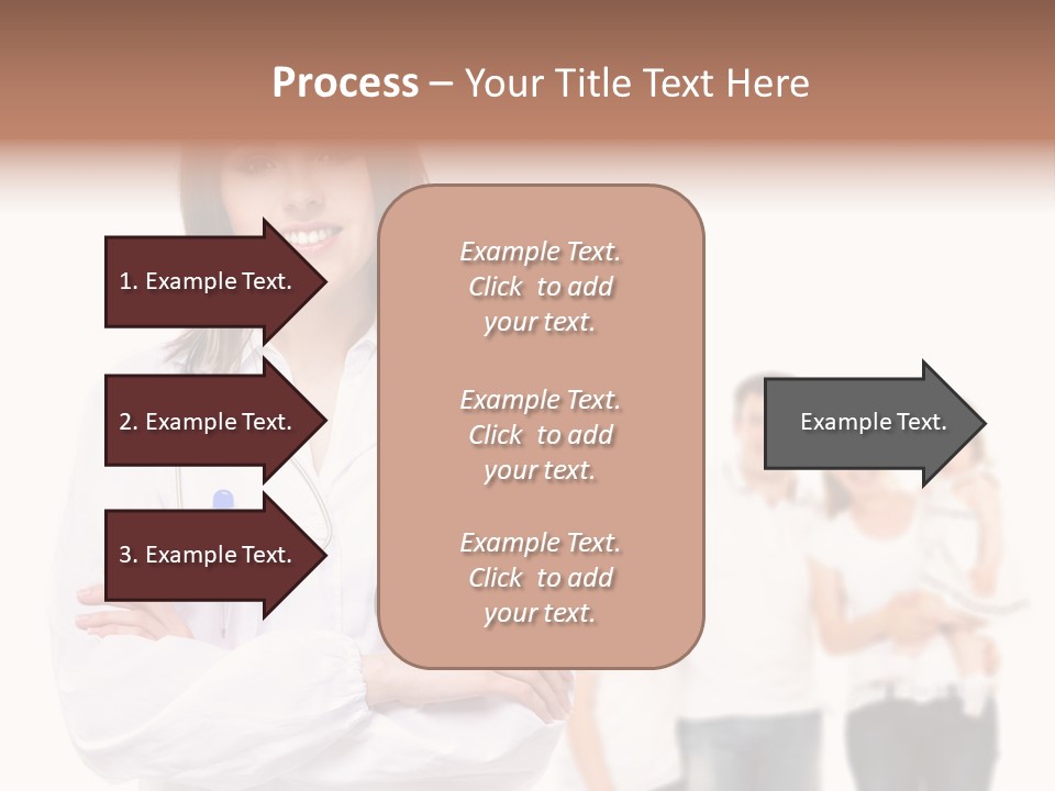Mother Clinical Stethoscope PowerPoint Template