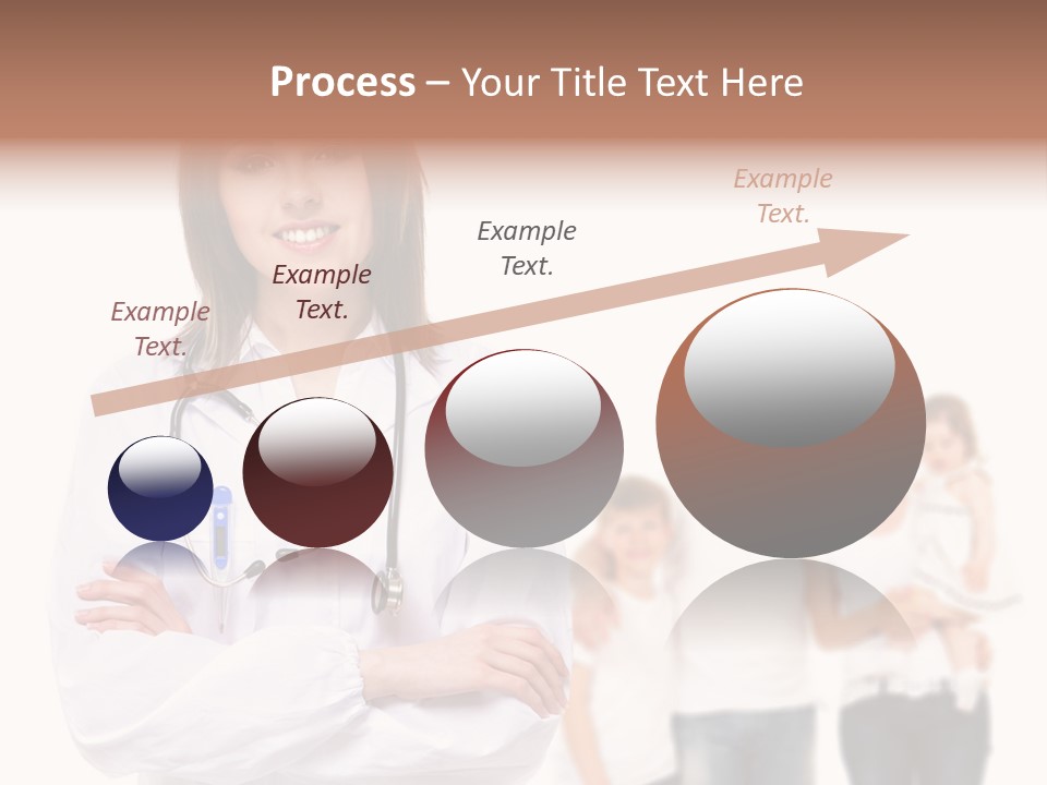 Mother Clinical Stethoscope PowerPoint Template