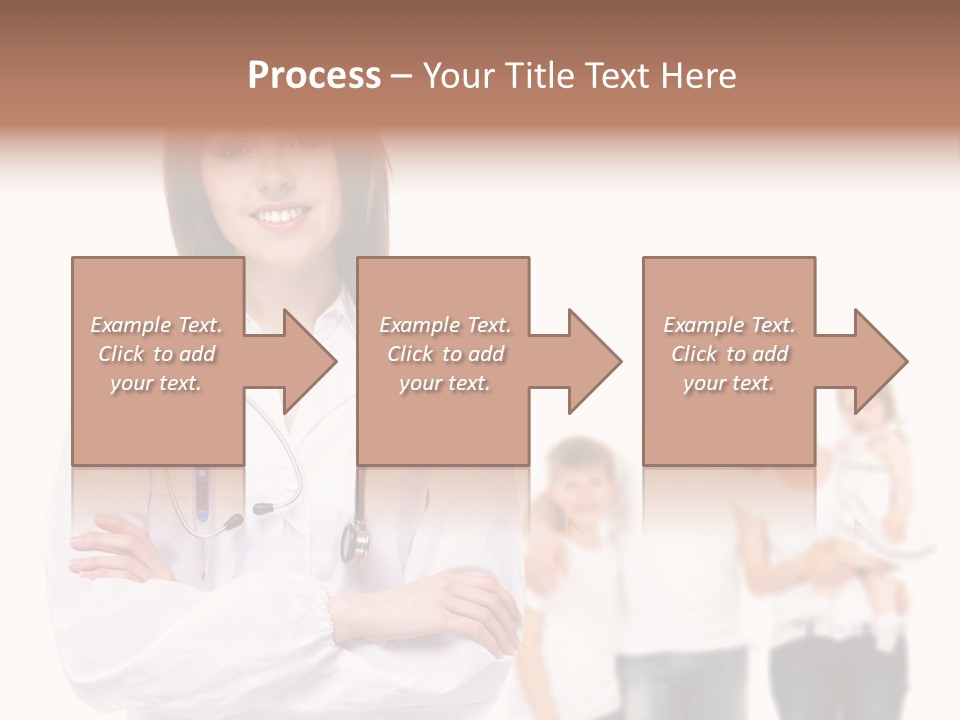 Mother Clinical Stethoscope PowerPoint Template