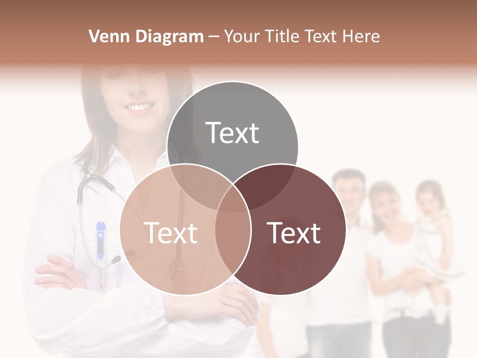 Mother Clinical Stethoscope PowerPoint Template