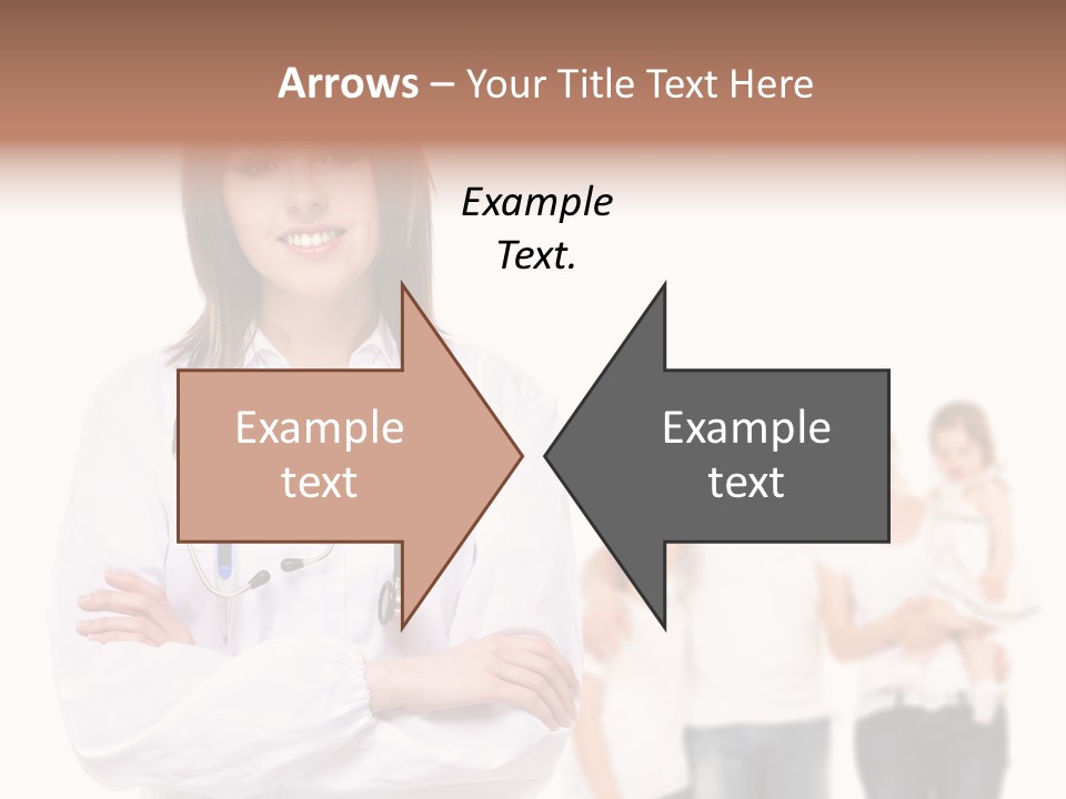 Mother Clinical Stethoscope PowerPoint Template