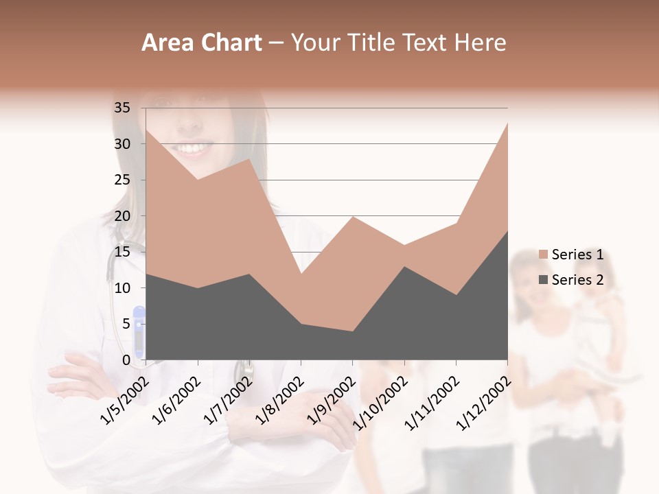 Mother Clinical Stethoscope PowerPoint Template