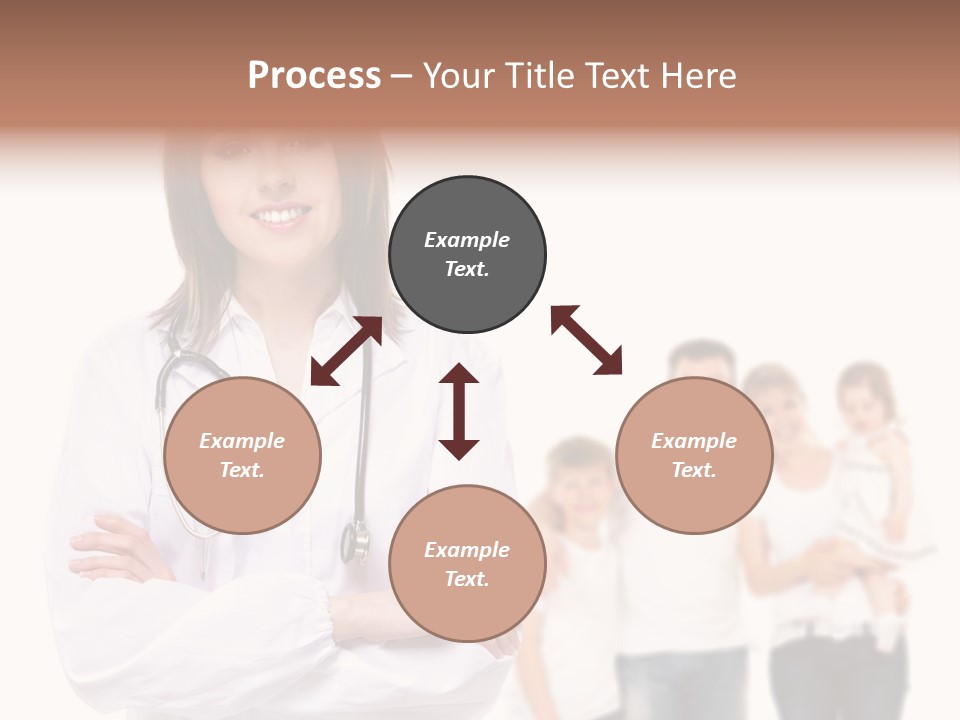 Mother Clinical Stethoscope PowerPoint Template