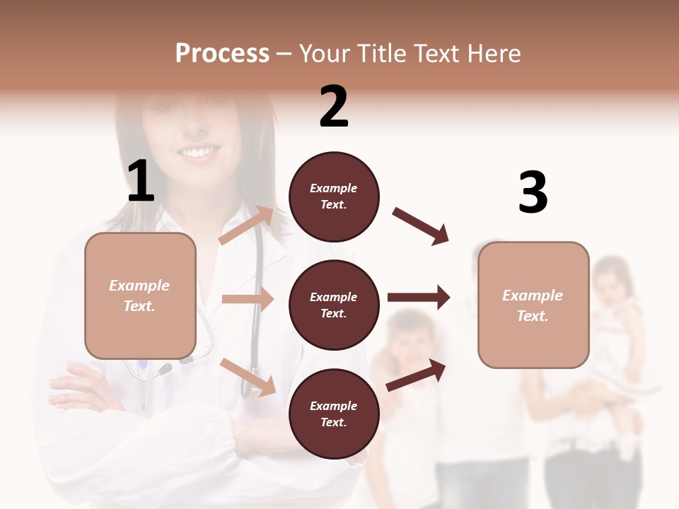 Mother Clinical Stethoscope PowerPoint Template