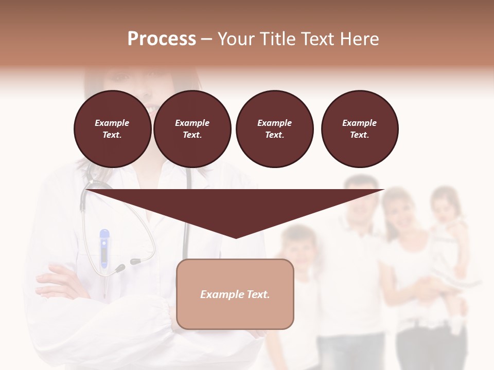 Mother Clinical Stethoscope PowerPoint Template