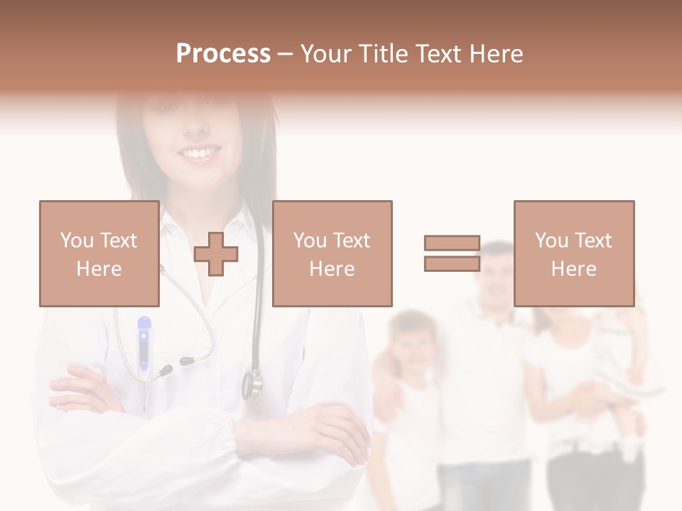 Mother Clinical Stethoscope PowerPoint Template