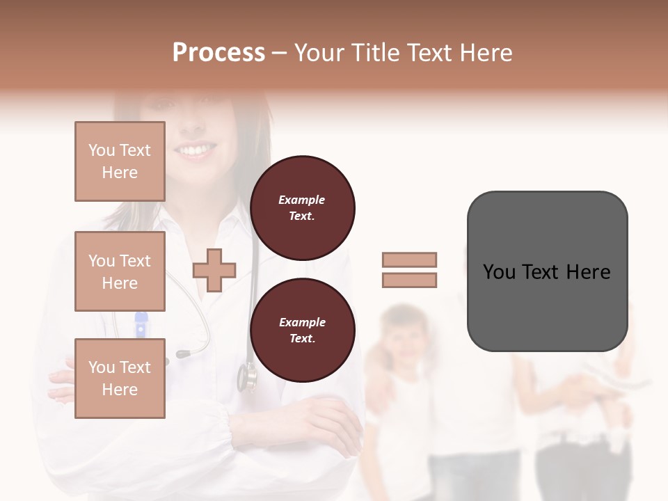 Mother Clinical Stethoscope PowerPoint Template