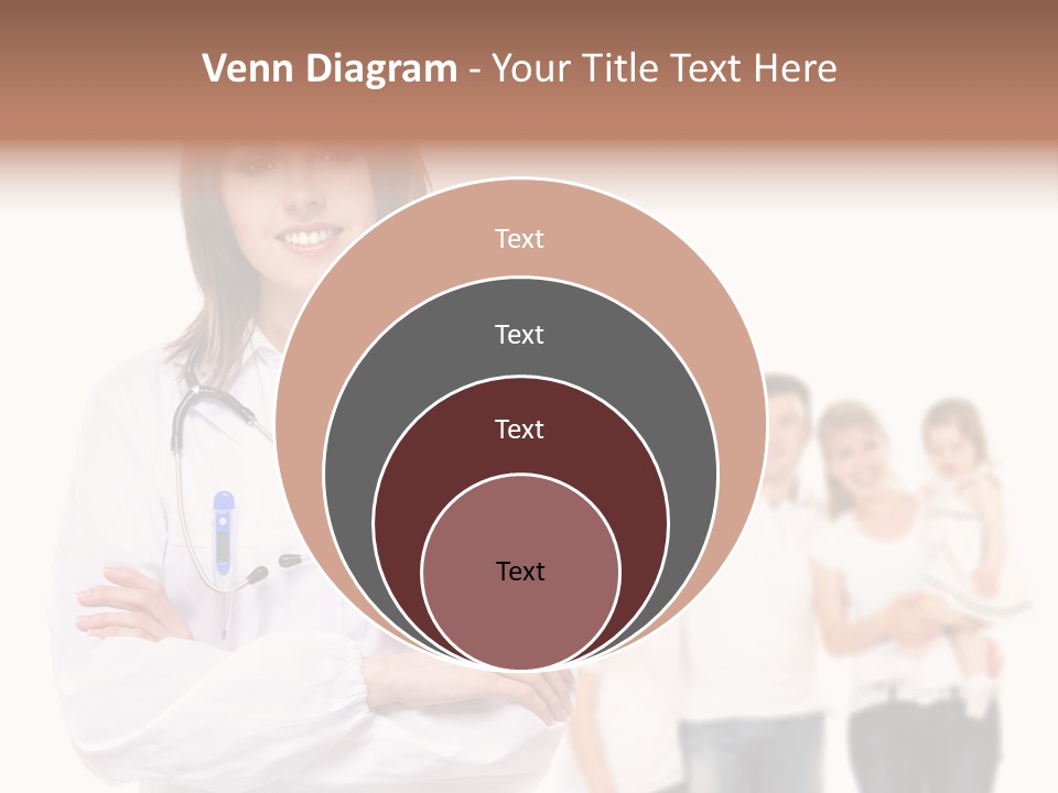 Mother Clinical Stethoscope PowerPoint Template
