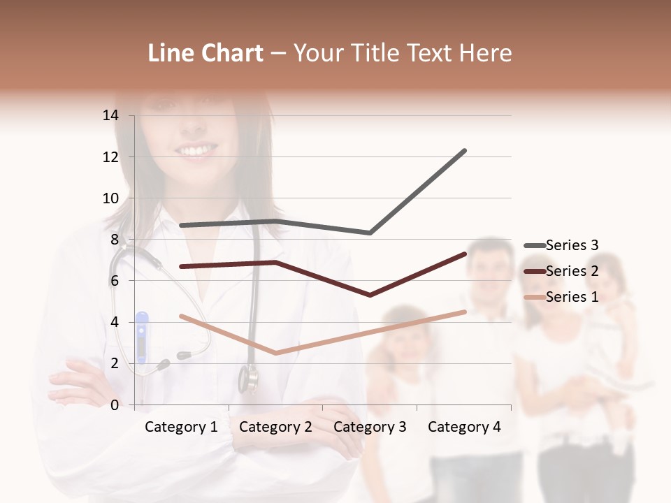 Mother Clinical Stethoscope PowerPoint Template