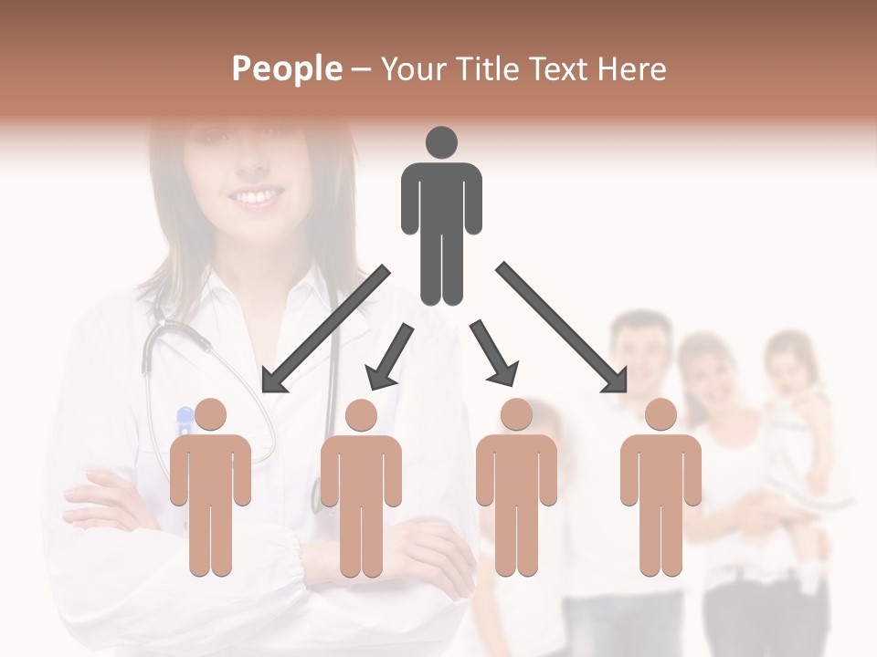 Mother Clinical Stethoscope PowerPoint Template