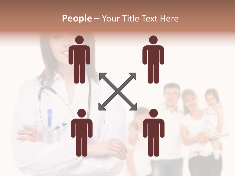 Mother Clinical Stethoscope PowerPoint Template