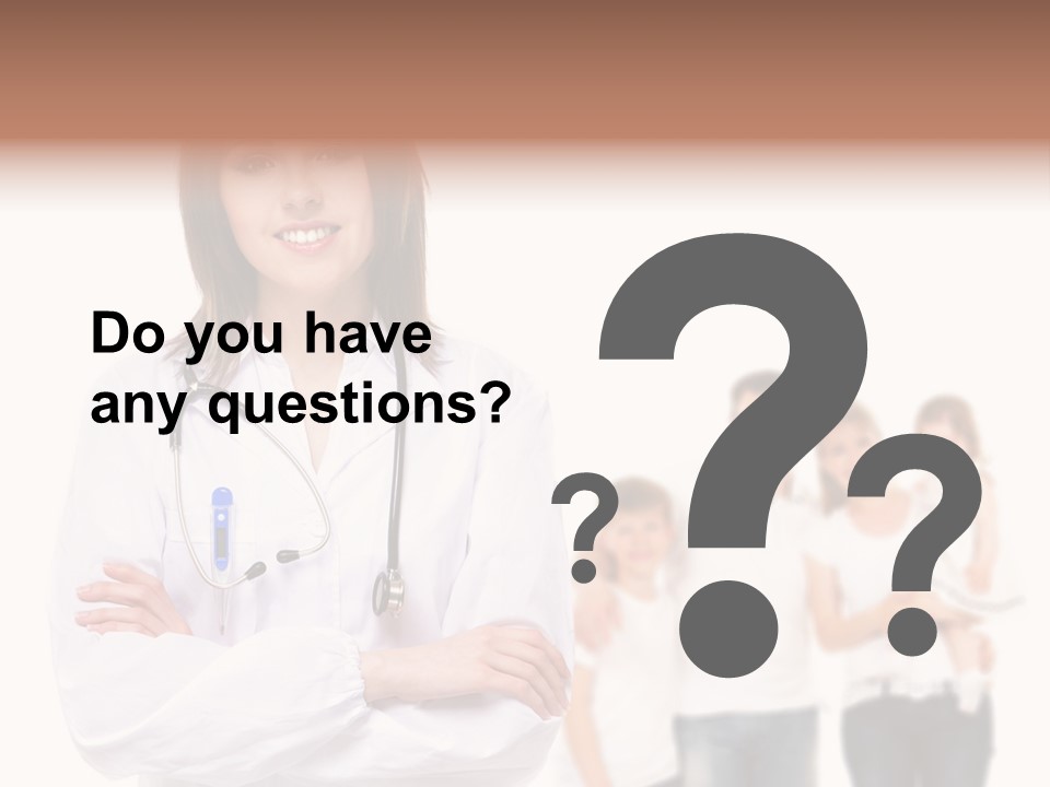 Mother Clinical Stethoscope PowerPoint Template