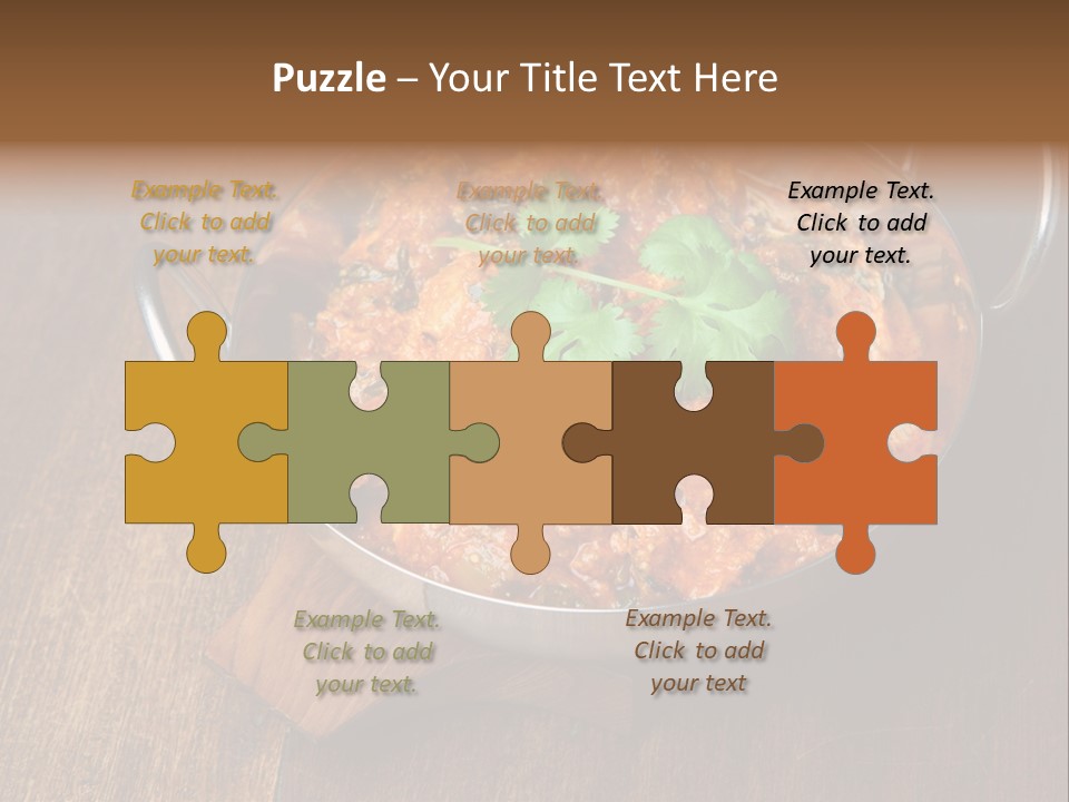 Stainless Hot Curry PowerPoint Template
