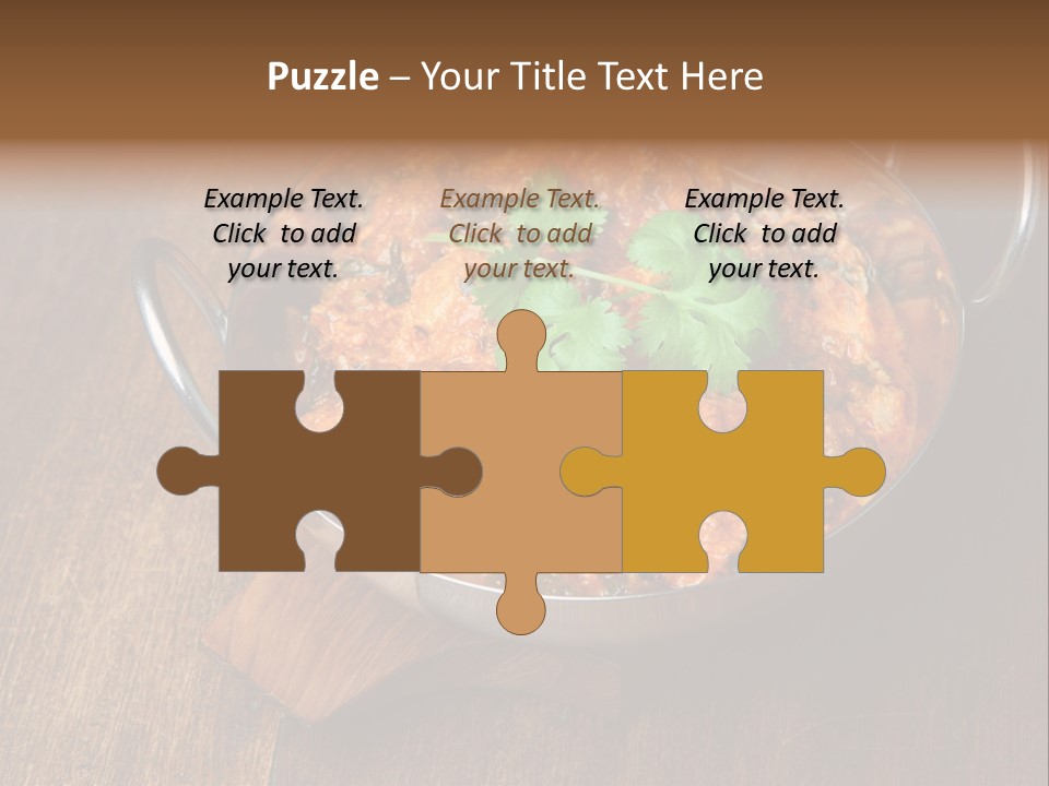 Stainless Hot Curry PowerPoint Template