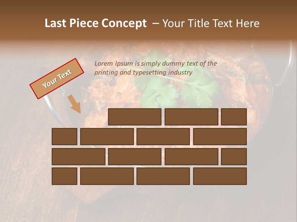 Stainless Hot Curry PowerPoint Template