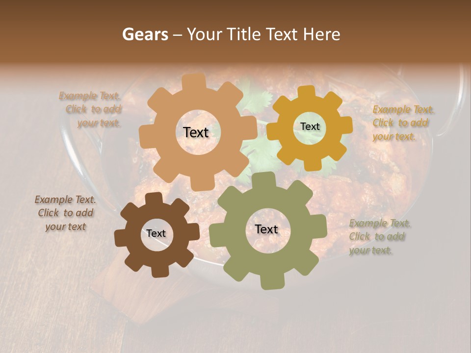 Stainless Hot Curry PowerPoint Template