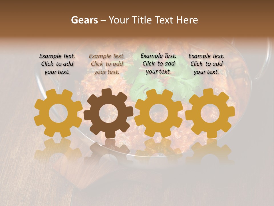 Stainless Hot Curry PowerPoint Template