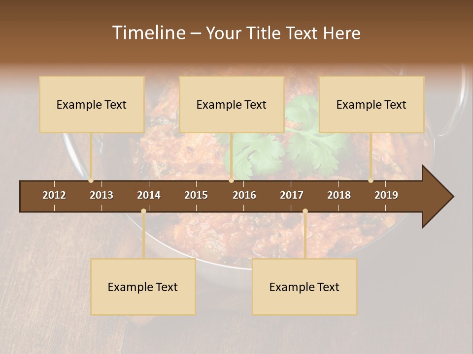 Stainless Hot Curry PowerPoint Template