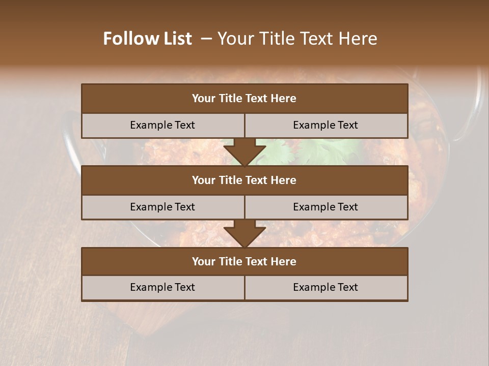 Stainless Hot Curry PowerPoint Template
