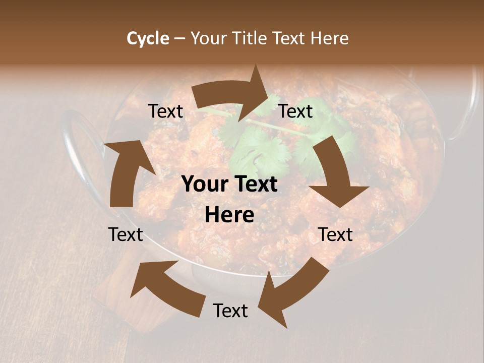 Stainless Hot Curry PowerPoint Template