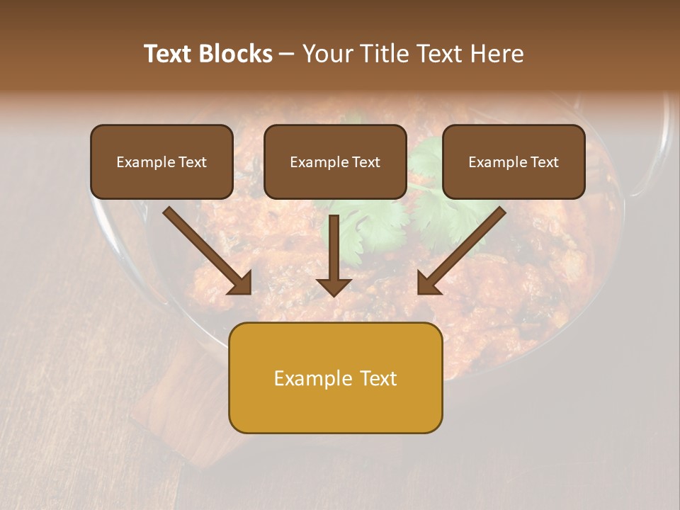 Stainless Hot Curry PowerPoint Template